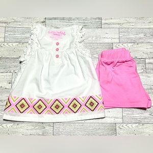 GenuineKids from OshKosh Baby Girls Matching Set- 18M